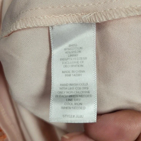 Altar'd State Orange Peach Embroidered Mesh Midi Dress Cutout Back Womens Medium - Picture 13 of 16